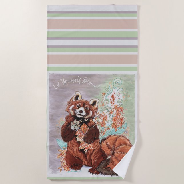 Red Panada Cimetta Strandtuch (Vorderseite)