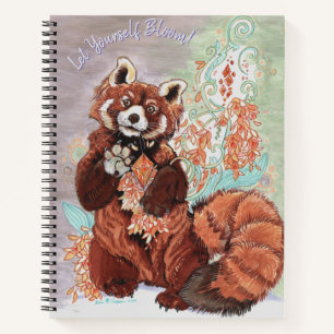 Red Panada Crystaline Vibes Art Pocket Moleskine N Notizbuch