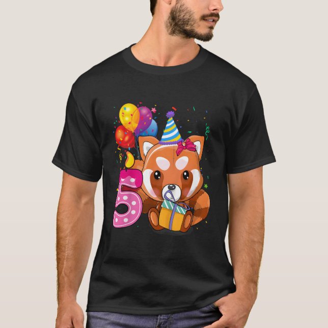 Red Panda 5th I m 5 Py T-Shirt (Vorderseite)