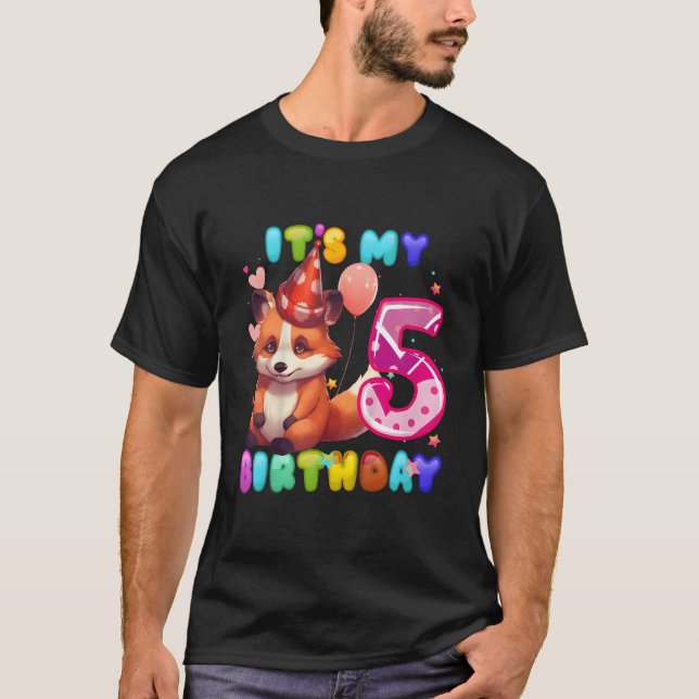 Red Panda 5Th I'M 5 T-Shirt (Vorderseite)