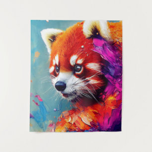Red Panda Animal Discovery Adventure Nature Wandteppich