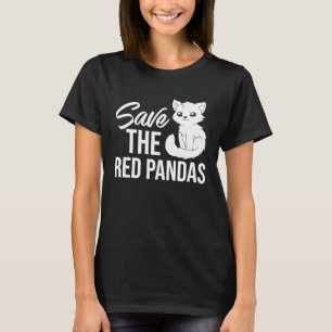 Red Panda Animal Habitat Schwanz T-Shirt