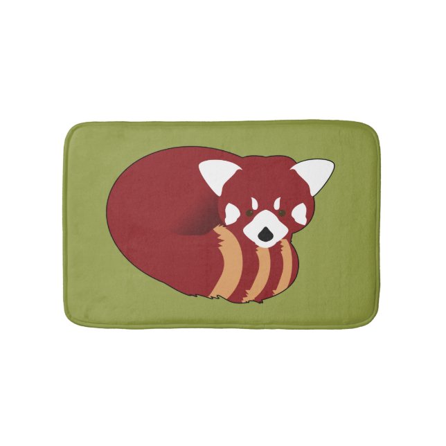 Red Panda Badematte (Vorderseite)