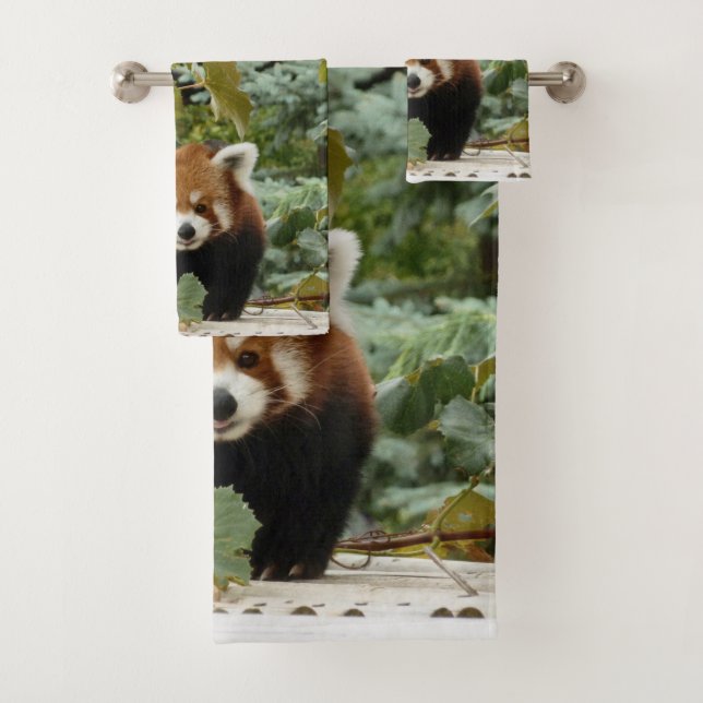 Red Panda Badhandtuch Set (Insitu)