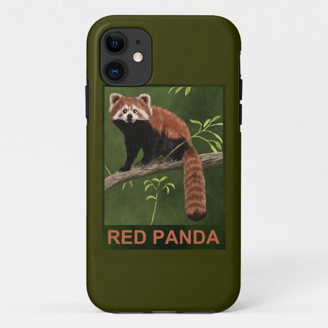 Red Panda Case-Mate iPhone Hülle (Rückseite)