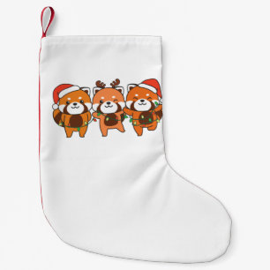 Red Panda Christmas Animals Kleiner Weihnachtsstrumpf