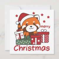Red Panda Christmas Gift Winter Red Pandas