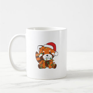 Red Panda Christmas Winter Animals Red Pandas Kaffeetasse