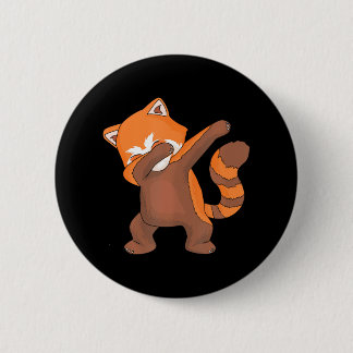 Red Panda Dabbing Dab für Live I Panda Liebhaber Button