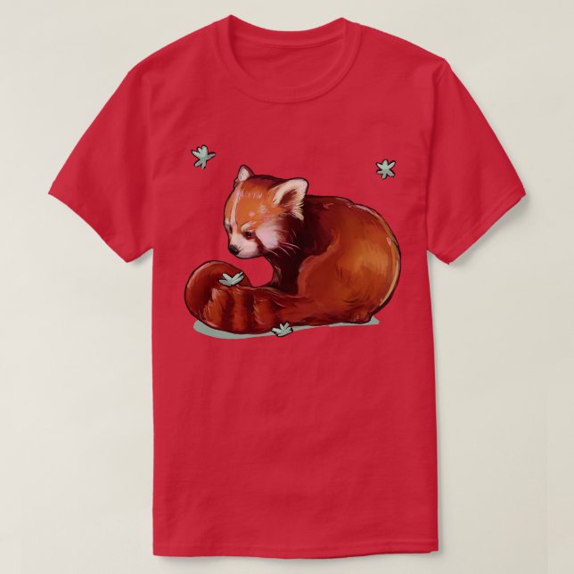 Red Panda, das zu Niedlich ist T-Shirt (Design vorne)