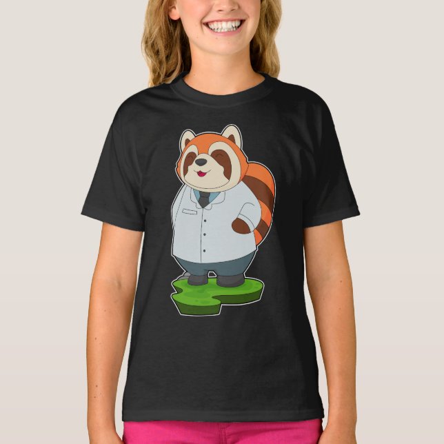 Red Panda Doctor T-Shirt (Vorderseite)