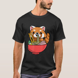 Red Panda Eating Ra T-Shirt
