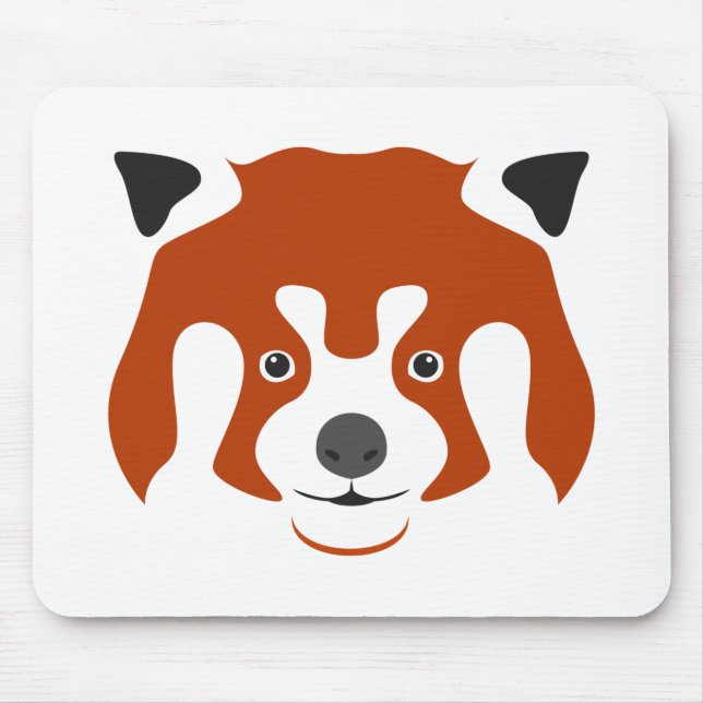 RED PANDA FACE MOUSEPAD (Vorne)