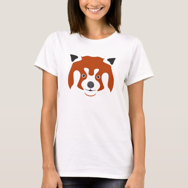 RED PANDA FACE T-Shirt (Vorderseite)