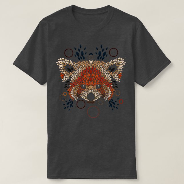 Red Panda Face T-Shirt (Design vorne)