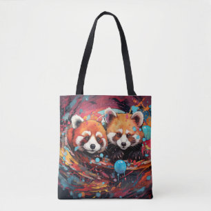 Red Panda farbenfrohe Tierzauberei