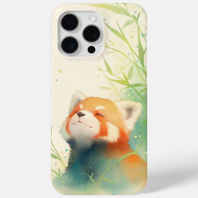 Red Panda Friedlich Bliss Case-Mate iPhone Hülle (Rückseite)