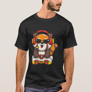 Red Panda Gamer Red Pandas Animal T-Shirt