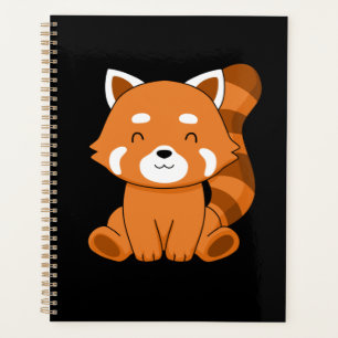 Red Panda Geschenk Kinder Frauen Kawaii Red Panda Planer