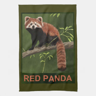 Red Panda Handtuch
