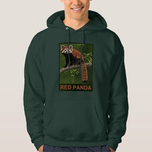 Red Panda Hoodie (Vorderseite)