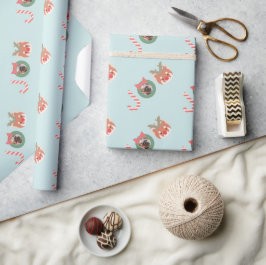 Red Panda JOY Foto Wrapping Paper Geschenkpapier