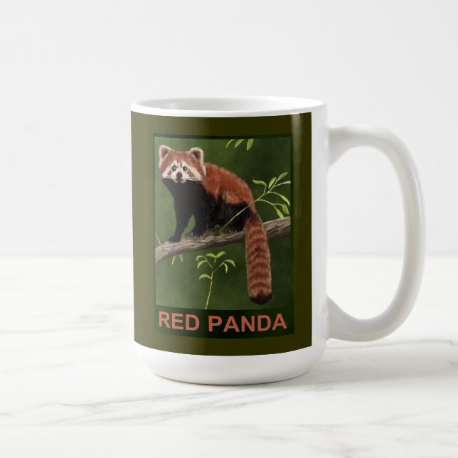 Red Panda Kaffeetasse (Rechts)
