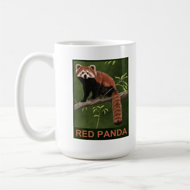 Red Panda Kaffeetasse (Links)