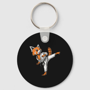 Red Panda Karate Ninja Martial Arts Kickboxing Tae Schlüsselanhänger