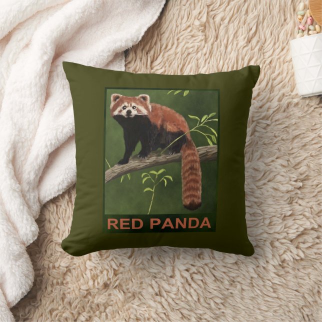 Red Panda Kissen (Decke)