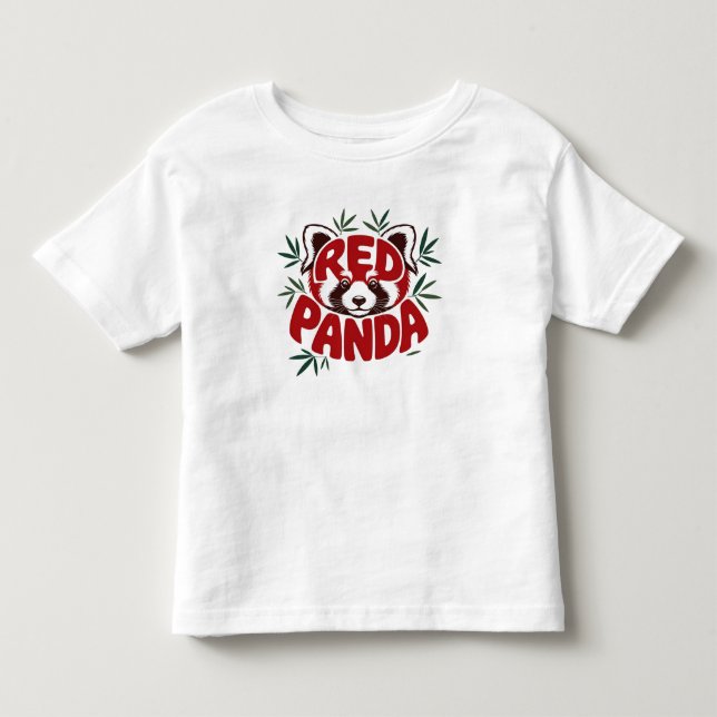 Red Panda Kleinkind T-shirt (Vorderseite)