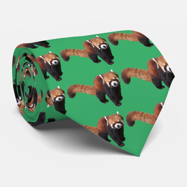Red Panda Krawatte (Gerollt)
