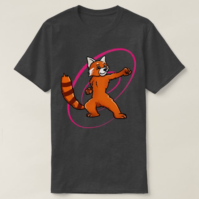 Red Panda Kung Fu T-Shirt (Design vorne)