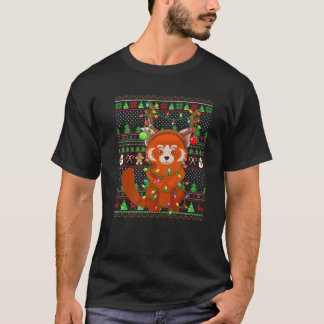 Red Panda Lover Familie Match Ugly Red Panda Chr T-Shirt