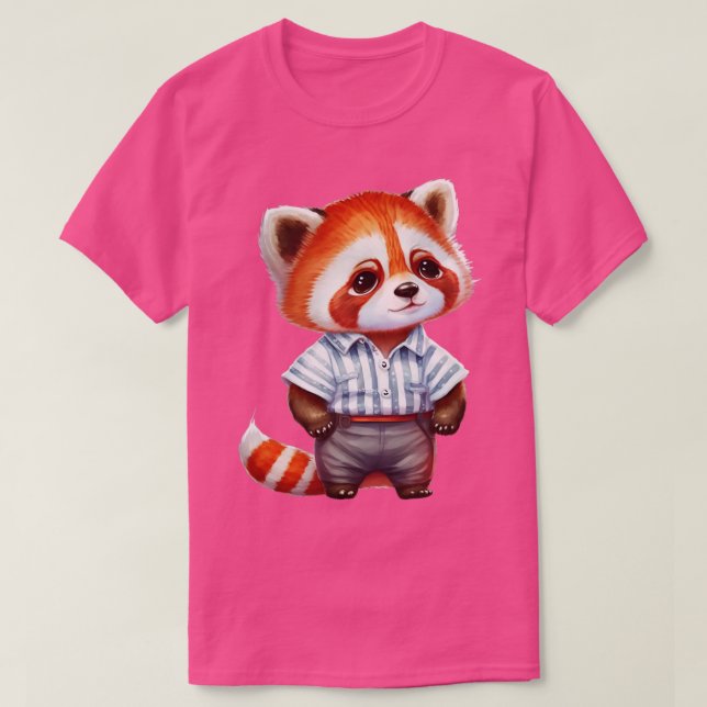 Red Panda Lovers Ba6 T-Shirt (Design vorne)