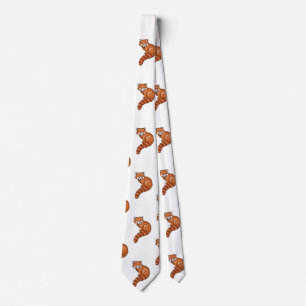 Red Panda Neck Tie Krawatte