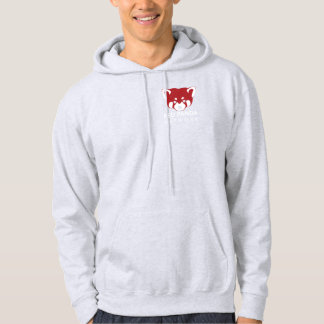 Red Panda Network Zip Hoodie - Dunkel