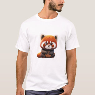 Red Panda Niedlich Adorable Humour Illustration T-Shirt