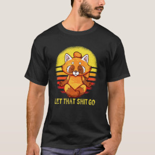 Red Panda Niedlich Yoga Meditation Pose Kleidung H T-Shirt