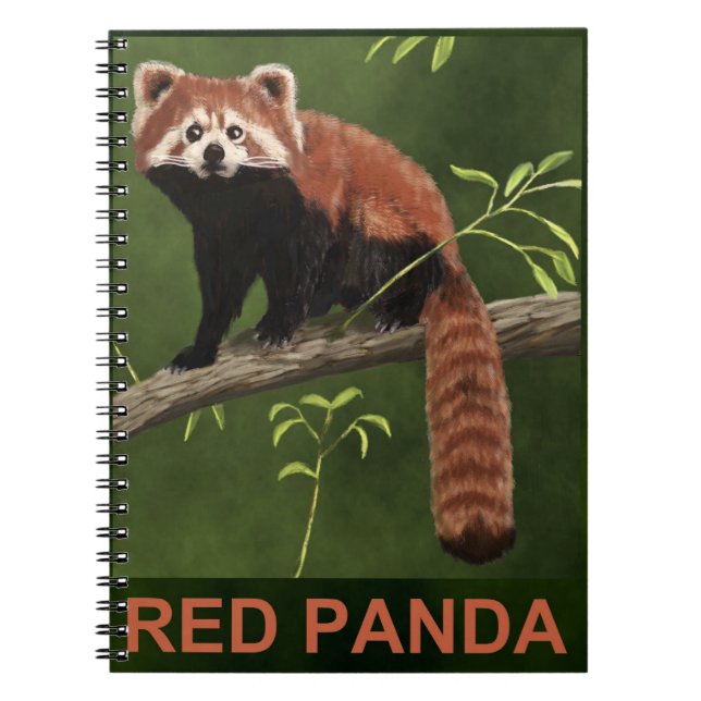 Red Panda Notizblock (Vorderseite)