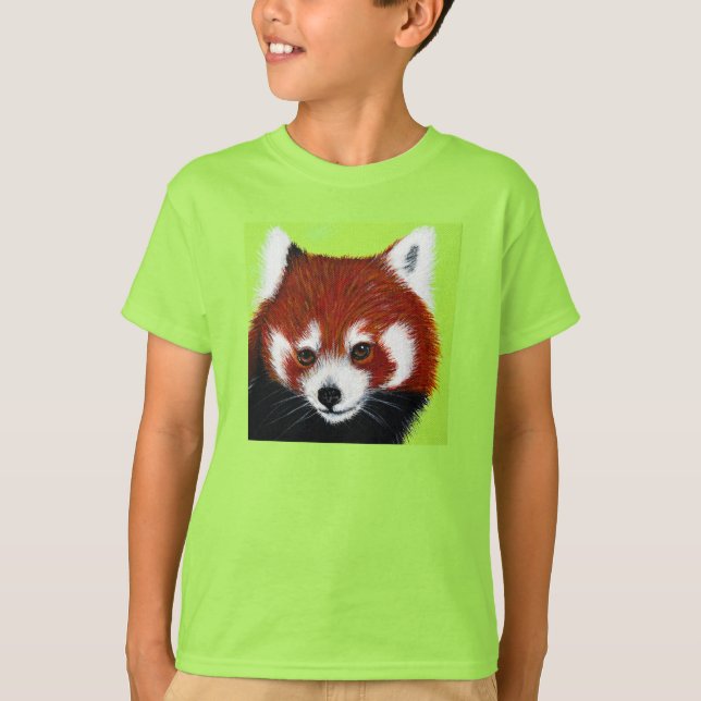 Red Panda Painting T-Shirt (Vorderseite)