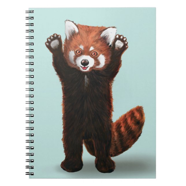 Red Panda Planner Notizblock (Vorderseite)
