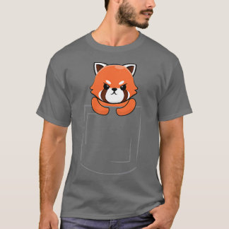 Red Panda Pocket für Panda Liebhaber von Red Panda T-Shirt