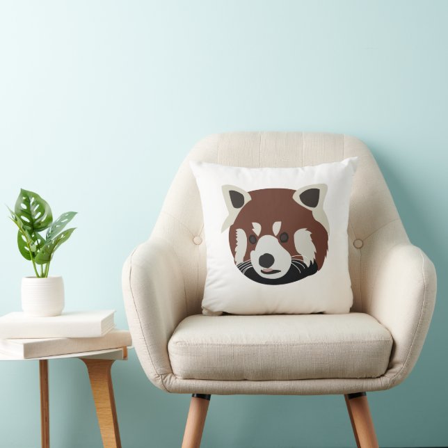 Red Panda Raccoon Red Panda Kissen (Stuhl )