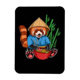 Red Panda Ramen Cook Männer Frauen Kinder Ramen Ge Magnet