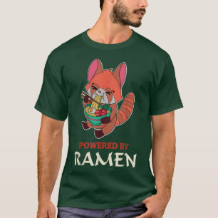 Red Panda Ramen Noodle Japan Cuisine Japanisch Asi T-Shirt