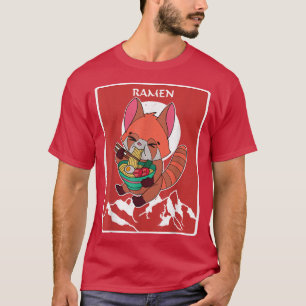 Red Panda ramen noodle japan küche japanese asia T-Shirt