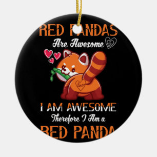 Red Panda Red Panda Lover Red Panda Keramik Ornament