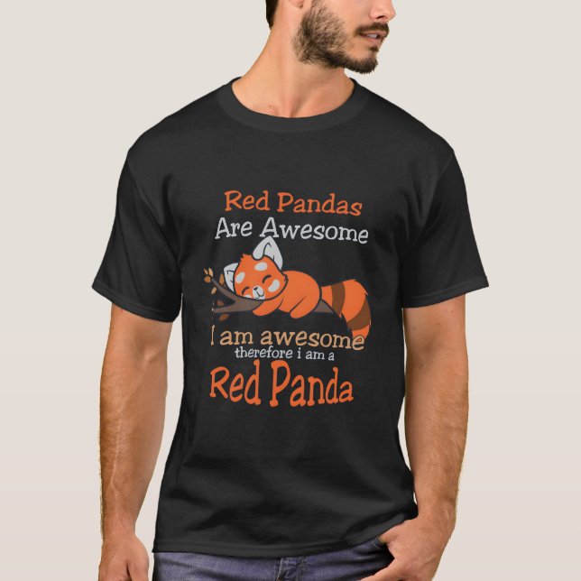 Red Panda Red Panda Red Panda Red Panda T-Shirt (Vorderseite)