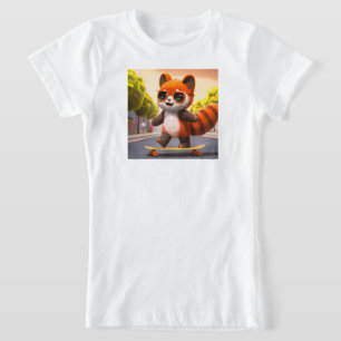 Red Panda Rides T - Shirt